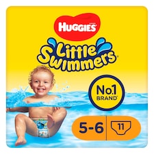 Huggies Little Swimmers Size 5-6 Disposable Swim Nappies x11