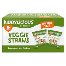 Kiddylicious Veggie Straws 10X12g