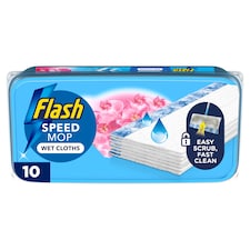 Flash Speed Mop Wet Cloths Refills Wild Orchid 10 Pack