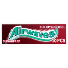 Airwaves Cherry Menthol Gum 10 Pieces