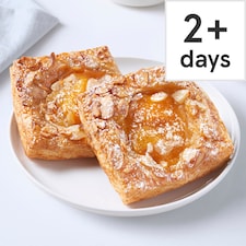 Tesco Finest Peach & Almond Danish 2 Pack