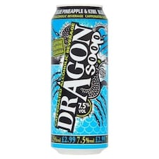 Dragon Soop Blue Pineapple & Kiwi PMP Cans 8 x 500ml Case