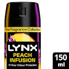 Lynx Fine Fragrance Collection Deodorant Bodyspray Peach Infusion 150ml