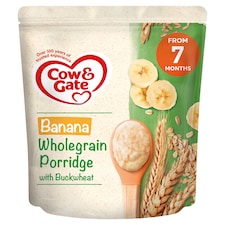 Cow And Gate Banana Wholegrain Porridge Baby Cereal From 7 Month 200G