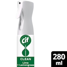 Cif Infinite Clean All in One: Clean Lime and Lemongrass Spray 280ml