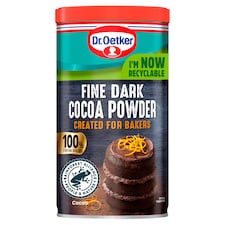 Dr Oetker Fine Dark Cocoa Powder Tub 190G