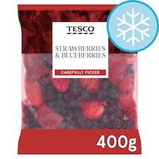 Tesco Strawberries & Blueberries 400G
