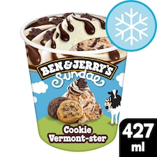 Ben & Jerry's Sundae Cookie Vermonster Ice Cream Tub 427ml