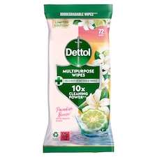 Dettol Multipurpose Cleaning Wipes Paradise Breeze 72s