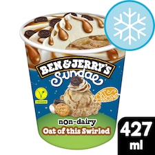 Ben & Jerry's Sundae Oat Of This Swirled Non Dairy Ice Cream Tub 427ml