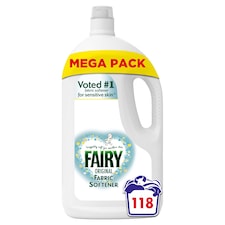 Fairy Original Fabric Softener 118 Washes 3.894L