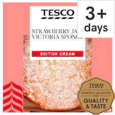 Tesco Strawberry Jam Victoria Sponge Cake 360g