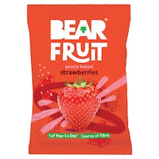 BEAR Fruit Dried Strawberries Snack Pack 35g