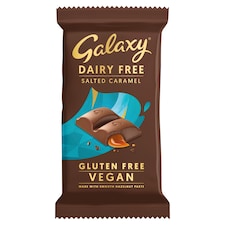 Galaxy Vegan Dairy Free Salted Caramel Chocolate 100g