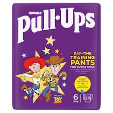 Huggies Pull Ups Training Nappy Pants Unisex Day 2-4Yr Size6 x20