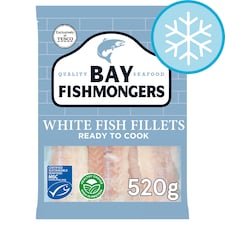 Bay Fishmongers White Fish Fillets 520G