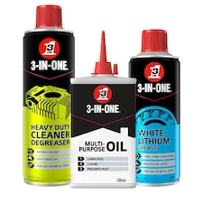 3-IN-ONE Leisure Bundle Multipurpose Drip Oil, Grease Spray & Degreaser Spray
