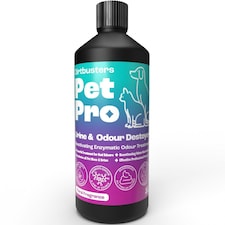 Dirtbusters Pet Pro Urine & Odour Destroyer (1L) Enzymatic Cat & Dog Urine Treatment for Carpets, Upholstery & Hard Floors