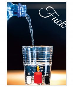 Water Drowning Aluminum Print