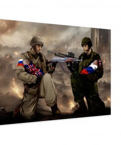 Organised War Treaty Canvas 40x60 cm / 16x24″