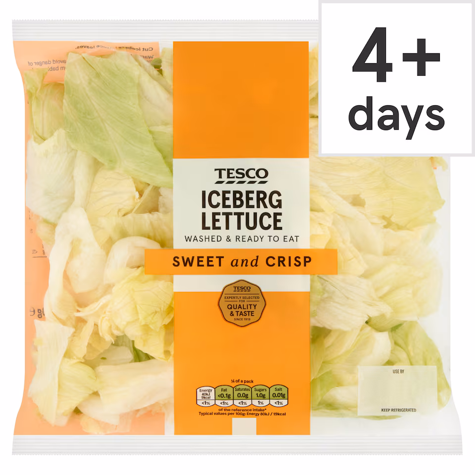 Tesco Shredded Iceberg 130G